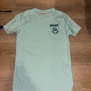 Tortuga Jack's Light Aqua Logo Tee